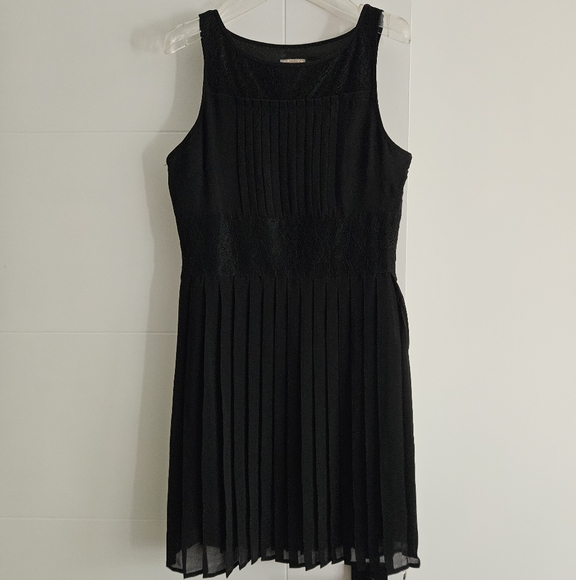 XXI M Wmns Pleated Mini Dress M 4 6 Lined, Side Zip Forever 21 - Picture 10 of 10